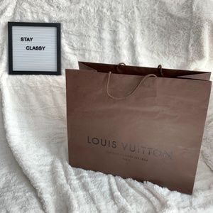 Authentic Louis Vuitton Gift bag from Paris